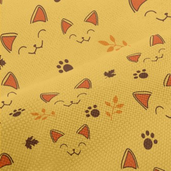 Squinting Cat Face Performance Linen