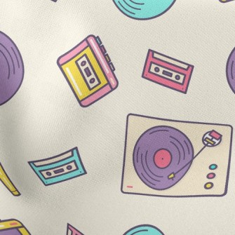 Cassette Vinyl Record Stretch Ponte