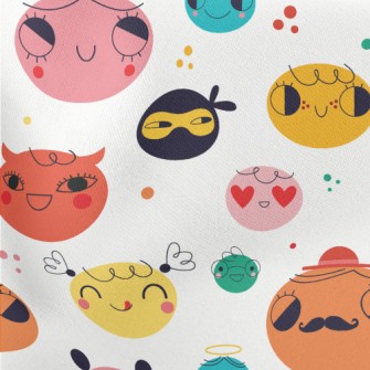 Big Face With Cute Expression Stretch Ponte