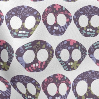Cute Flower Skull Stretch Ponte