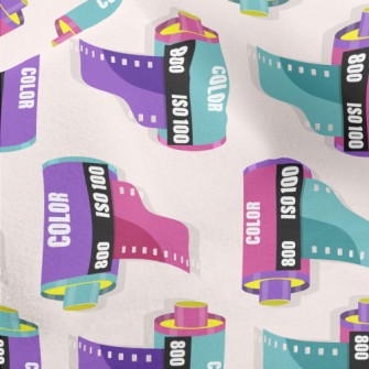 Colorful Negatives Micro Fleece