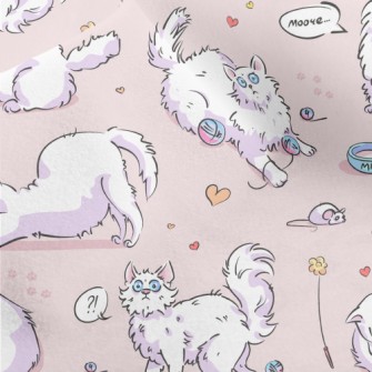 Surprised Cat Playing Micro Fleece