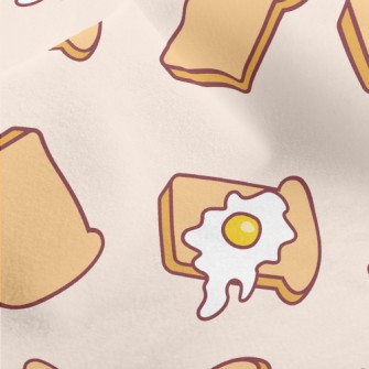 Toast With Poached Eggs Micro Fleece