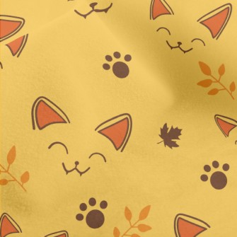 Squinting Cat Face Micro Fleece