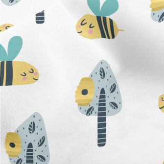 Hard Working Bee Micro Fleece