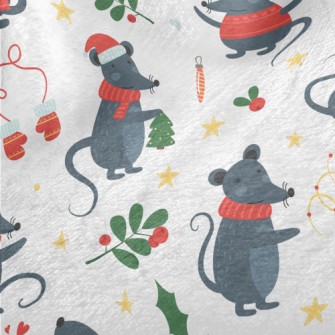 Happy Christmas Mouse Minky
