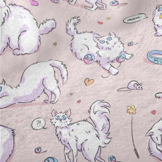 Surprised Cat Playing Minky