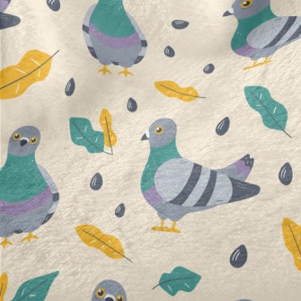 Walking Pigeons With Fallen Le Minky