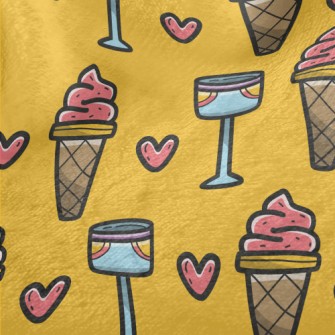 Cartoon Ice Cream Soda Minky