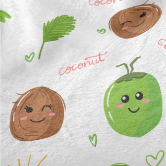 Playful Swinging Coconut Tree Minky