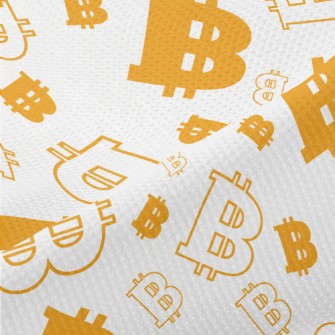 Funny Bitcoin Symbols Piqué