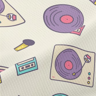 Cassette Vinyl Record Piqué