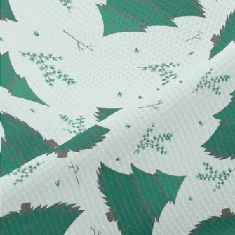 European Fir Trees Piqué