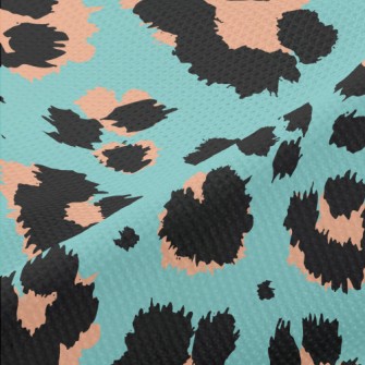 Fashion Fluorescent Leopard Pr Piqué