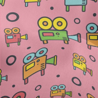 Colorful Movie Camera Lightweight Performance Linen