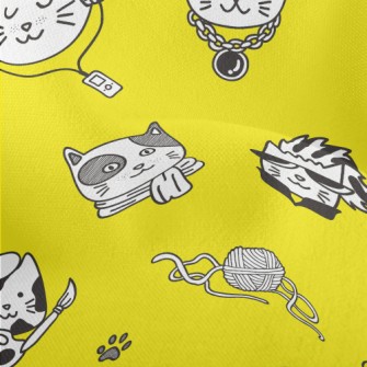 Cats From All Walks Of Life Lightweight Performance Linen