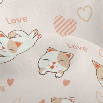 Playing Coquettishly With Cats Lightweight Performance Linen