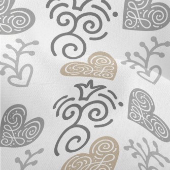 Mysterious Line Heart Lightweight Performance Linen