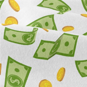 US Dollar Banknotes Coins Modern Jersey