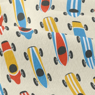 Striped Colorful Racing Car Modern Jersey