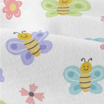 Cute Bee And Butterfly Modern Jersey