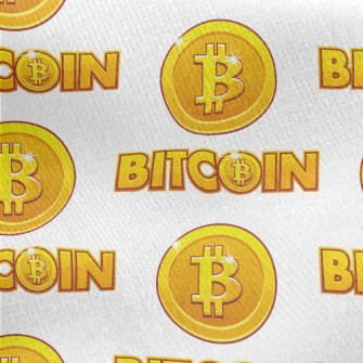 Virtual Bitcoin Jersey Backed Fleece