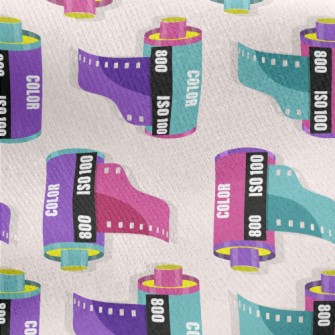 Colorful Negatives Jersey Backed Fleece