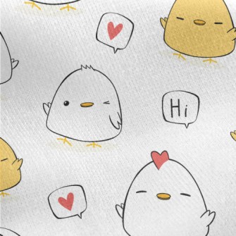 Love Sleepy Bicolor Chick Jersey Backed Fleece