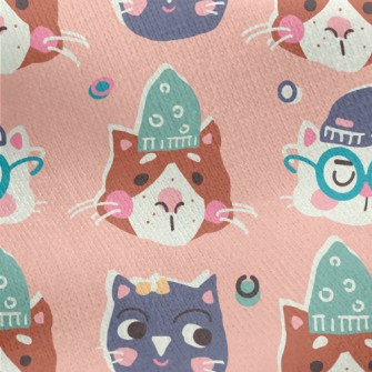 Proud Expression Kitten Jersey Backed Fleece
