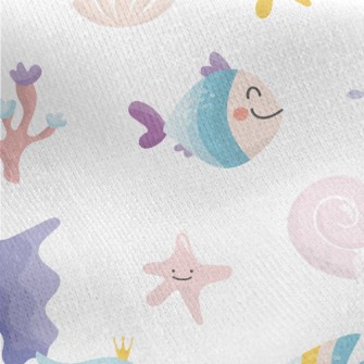 Colorful Fish Underwater Kingd Jersey Backed Fleece