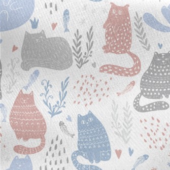 Lazy Totem Cat Jersey Backed Fleece