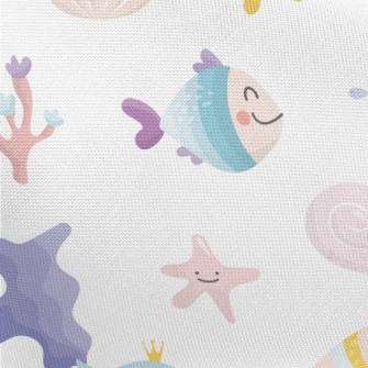 Colorful Fish Underwater Kingd Pongee