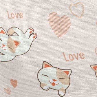 Playing Coquettishly With Cats Pongee