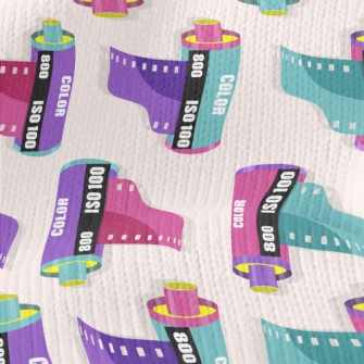 Colorful Negatives Stretch Jersey