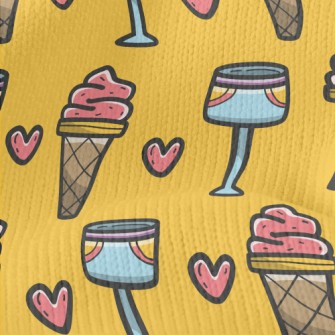 Cartoon Ice Cream Soda Stretch Jersey