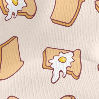 Toast With Poached Eggs Stretch Jersey
