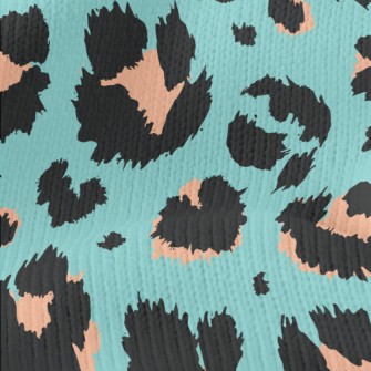 Fashion Fluorescent Leopard Pr Stretch Jersey