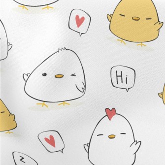 Love Sleepy Bicolor Chick Lightweight Cotton Poplin