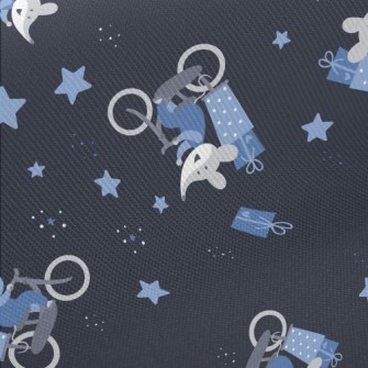 Rat Postman Delivers Gifts Midweight Cotton Poplin
