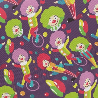 Funny Clown Midweight Cotton Poplin