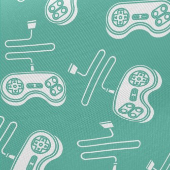 Retro Nostalgic Game Console Midweight Cotton Poplin