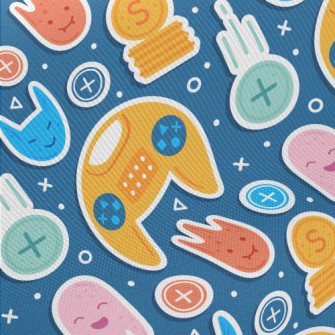 Elf Coin Game Midweight Cotton Poplin