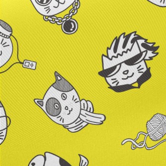 Cats From All Walks Of Life Midweight Cotton Poplin