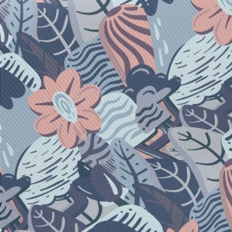 Psychedelic Art Hill Midweight Cotton Poplin