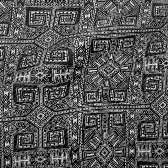 Ancient Geometric Murals Birdseye Piqué