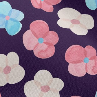 Cute Color Flowers Chiffon