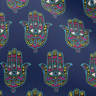 Mysterious Eye Palm Chiffon