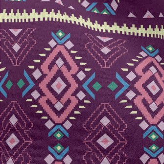 Nostalgic Ethnic Totem Chiffon