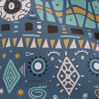 Ancient Mysterious Murals Chiffon