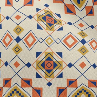 Colorful And Changing Geometry Chiffon